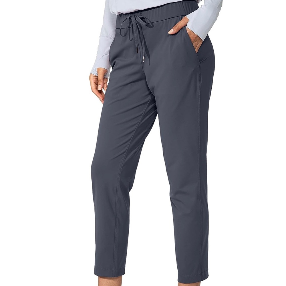 G Gradual Women's Pants, Joggers, Dark Grey, Medium